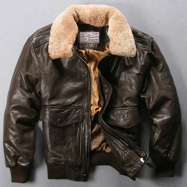 Genuine leather flying jacket Clearance