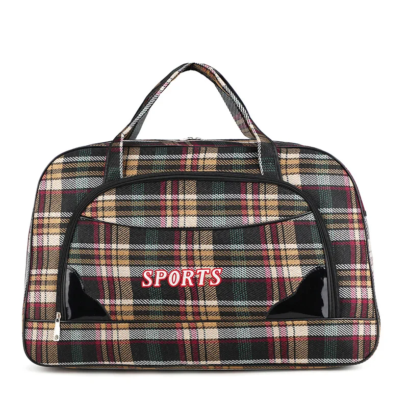 Женская водонепроницаемая большая дорожная сумка ручной Багаж на плечо портативная легкая простая спортивная сумка Quitte сумки для женщин - Цвет: Style three