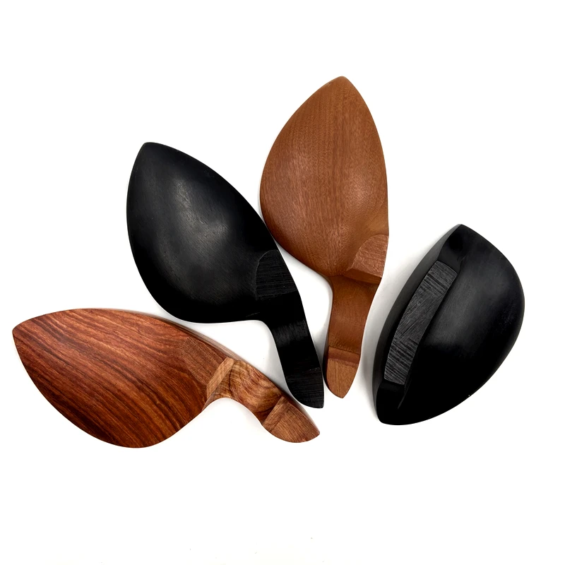 1pcs Viola Chin Rest Chinrest + Silver/gold Screw Ebony/jujube wood/Red rosewood viola Parts Accessories fittings