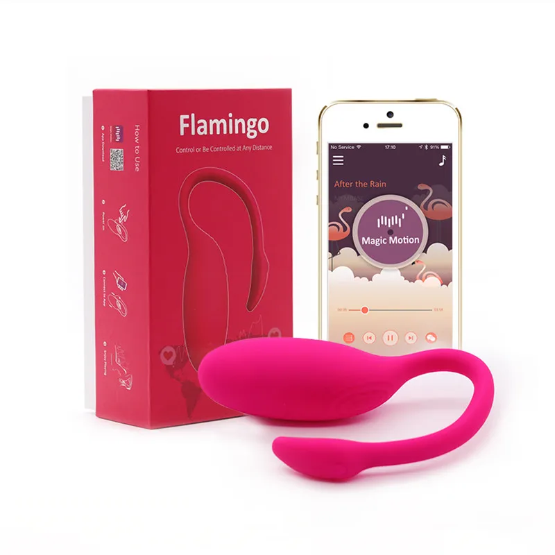  Magic Motion Smart APP Bluetooth Vibrator Sex Toy for Woman Remote Control Flamingo Clitoris G-spot - 4000095871780