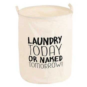 

40*50cm Folding Laundry Basket Couple Storage Barrel Large Laundry Storage Basket Toy Clothes Storage Basket