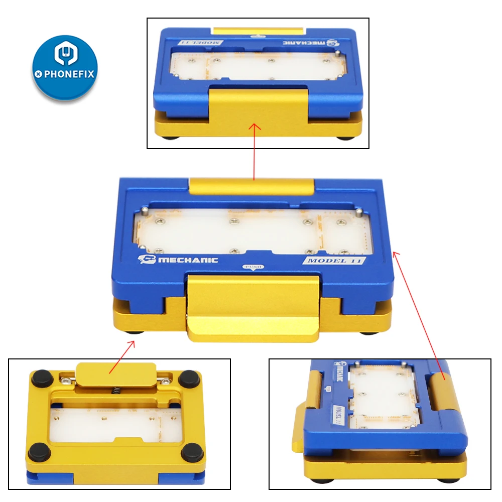 

Mechanic Tools Motherboard Fixture PCB Separating Test Jig for iPhone X/XS/XSMAX/11/11Pro/11Pro MAX Layered Fixture Platform