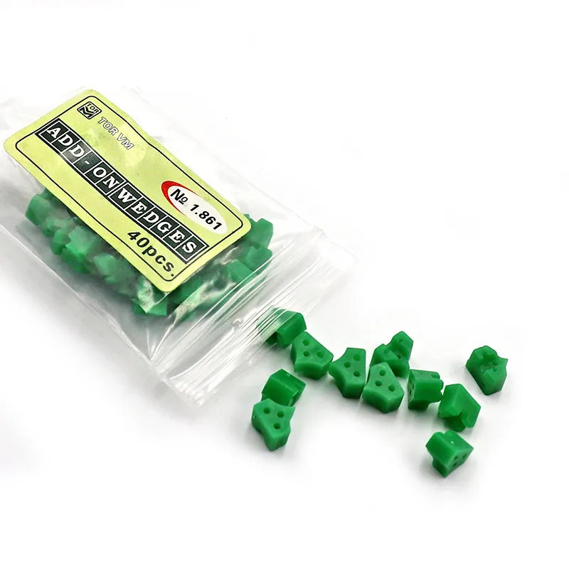 1-Bag-Add-On-Autoclavable-Silicon-Rubber-Elastic-Wedges-Dental-Material