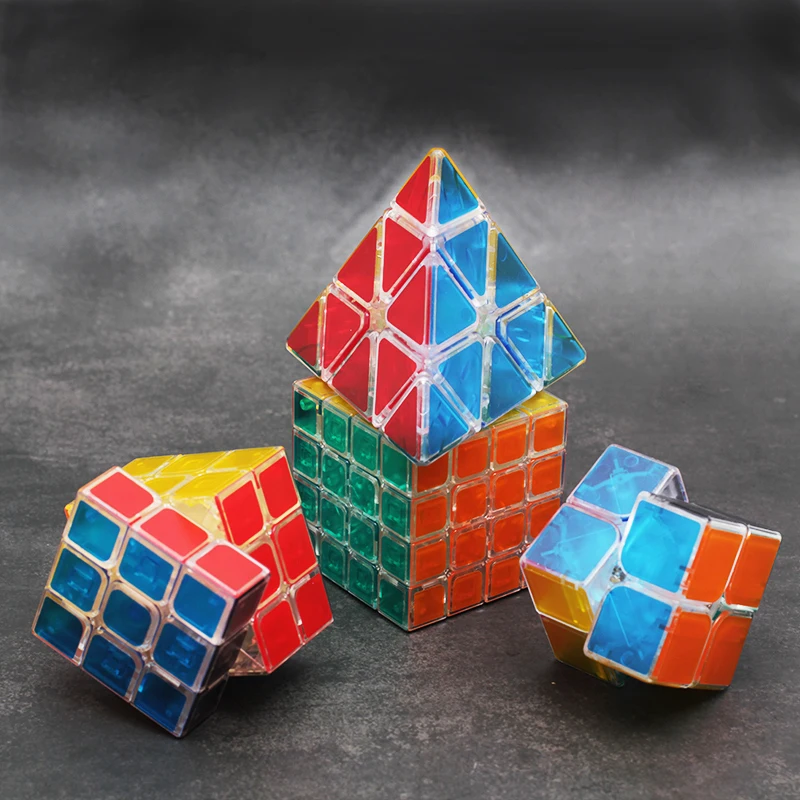 2x2 магический 3d куб-головоломка лабиринт магнит куб знака бесконечности игрушки