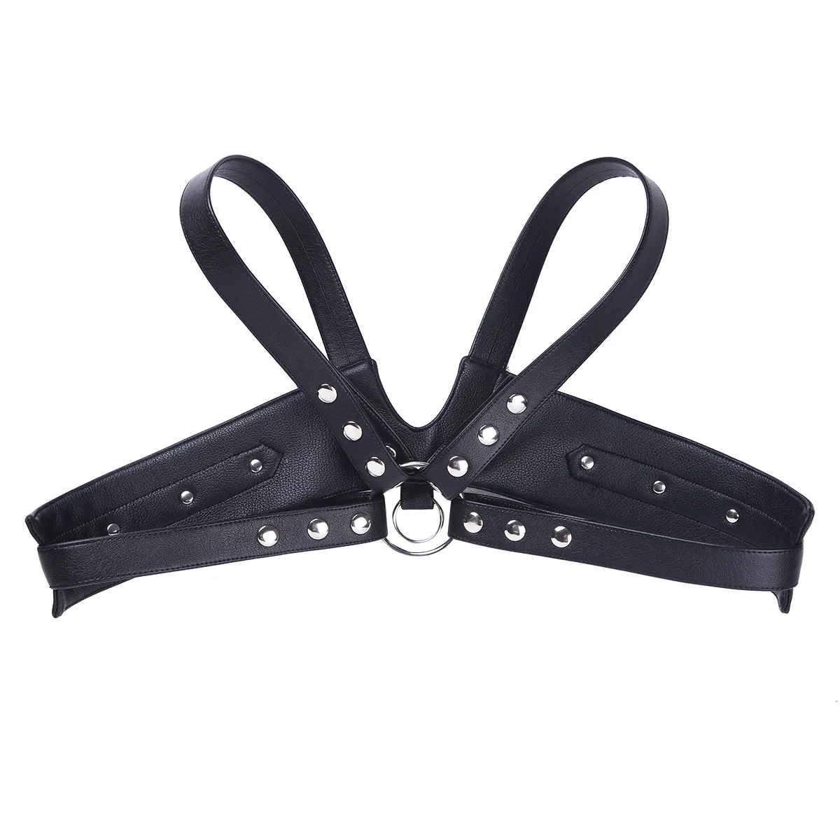 Мужское нижнее белье из искусственной кожи на пуговицах|Резервуары| |