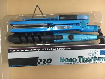 

Professional hair Iron hair flat iron 11/4 nano titanium 450F temperature hair straightener