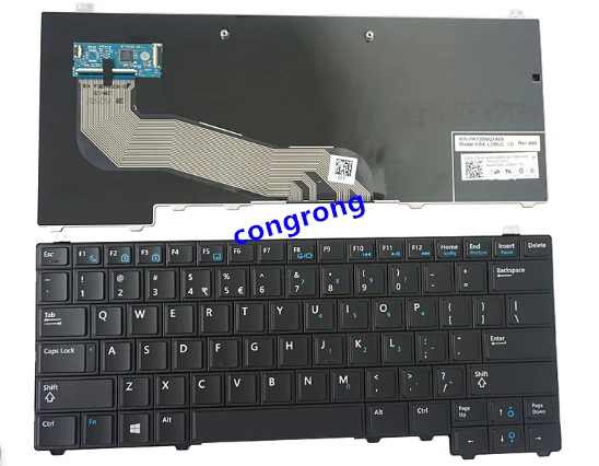 Сменная черная английская клавиатура для ноутбука DELL Latitude E5440 Y4H14 | Компьютеры и