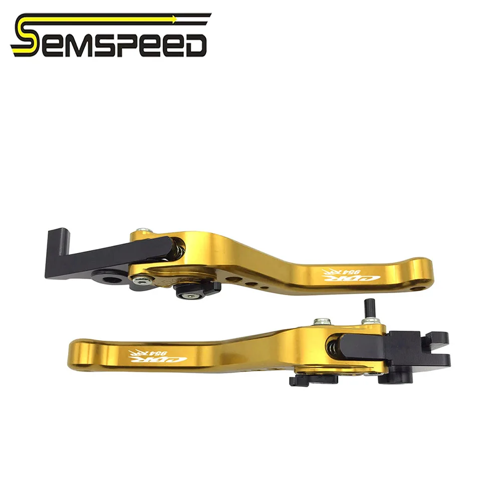 CBR600RR CBR954RR логотип мотоцикла CNC Короткие тормозные рычаги сцепления ручки для Honda