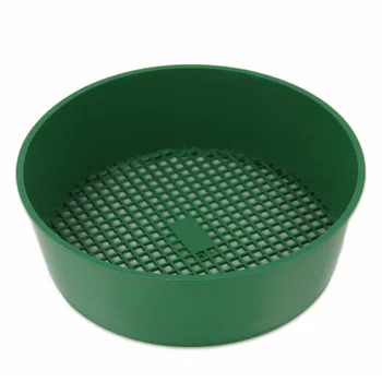 

Nursery Pot New Green Plastic Garden Soil Sieve for Compost Soil Stone Mesh Gardening Tool Soil Sieve Flower Prop Knit Sieve