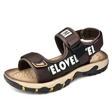 Г., новая модная летняя мужская обувь сандалии-гладиаторы пляжные сандалии на платформе с открытым носком мужские парусиновые сандалии в римском стиле