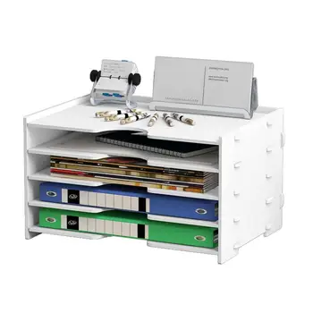 

4 Layers Waterproof Dust-proof A4 Paper File Storage Boxes For Home Office Sundries Storage Box Organizer Container