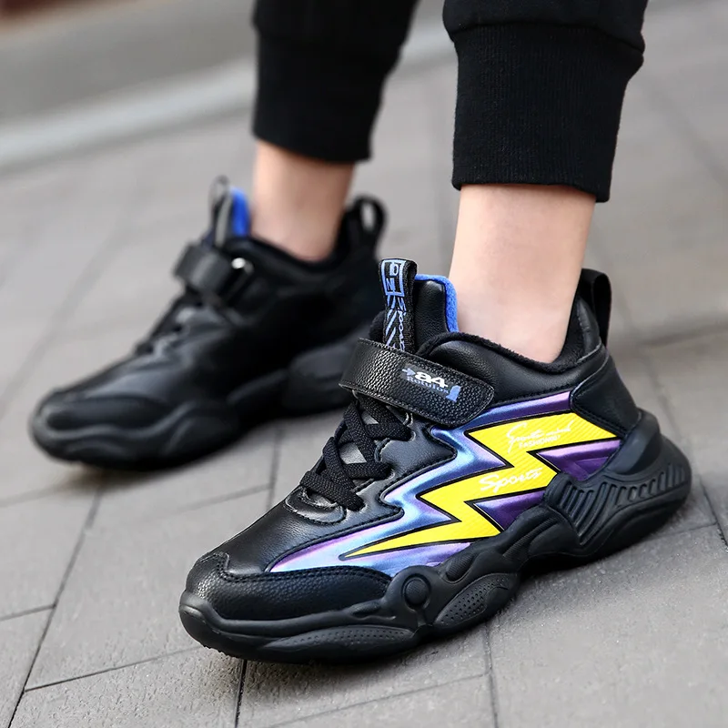 

BOY'S Shoe 2019 Winter New Style Fashion Big Boy Fashion Girls Athletic Shoes Children And rong da Cotton-padded Shoes Fashion