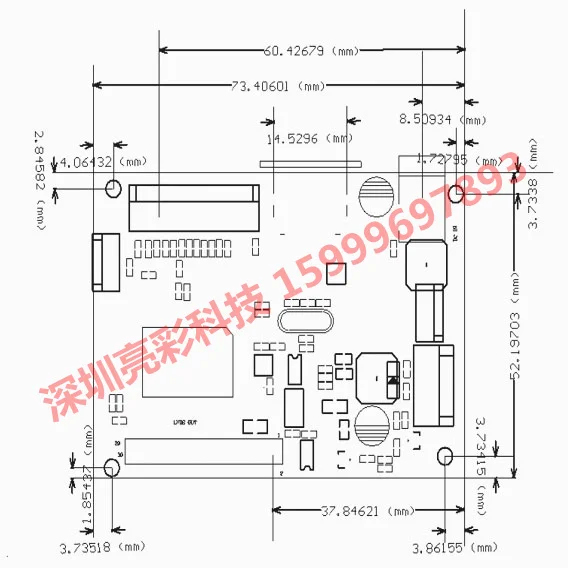 PCB800661 один HDMI привод доска HDMI к LVDS передачи доска ЖК-экран доска 7-42 дюймов