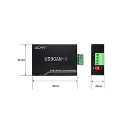 L'analyseur Usbcan prend en charge le système Windows pour envoyer des fichiers d'analyse de charge Dbc, pratique et rapide à utiliser dans le domaine industriel 