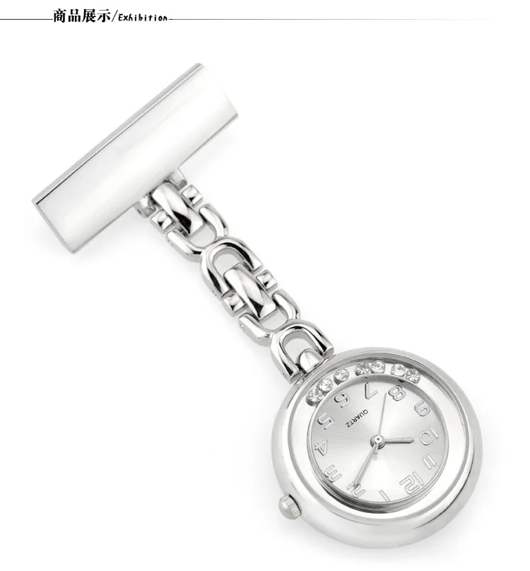 Luxury Medical Womens Nurse Watch Stainless Steel Crystal Vintage Pocket Ladies reloj colgante | Наручные часы