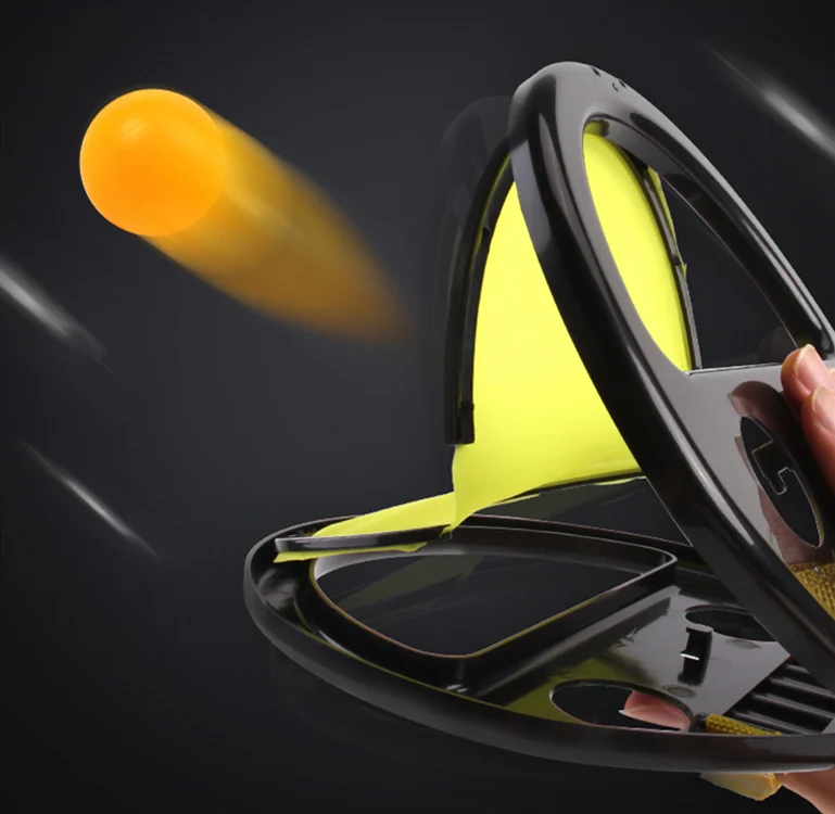 2 Rackets 1 Set Throw Ball Game Portable Indoor Outdoor Sport Toys Tennis Trainer Training with High Elastic Balls Home Fitness