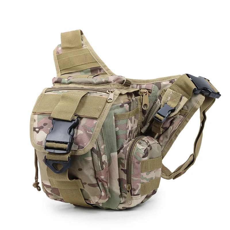 Военная Тактическая Сумка, поясная сумка на бедро, Охотничья поясная сумка для езды на мотоцикле, Мужская камуфляжная поясная сумка 1000D
