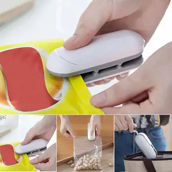

Simple Portable Mini Snack Plastic Bag Heat Sealing Machine