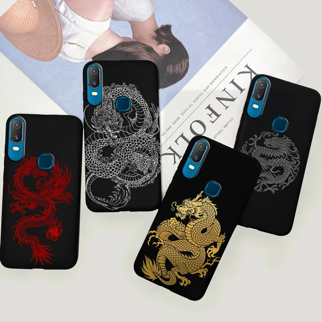 For VIVO Y11 2019 Case Cool Pattern Silicone Phone Covers 1906 1906_20 VIVOY11 Back Cases Coque Bumper Bags | Мобильные телефоны и