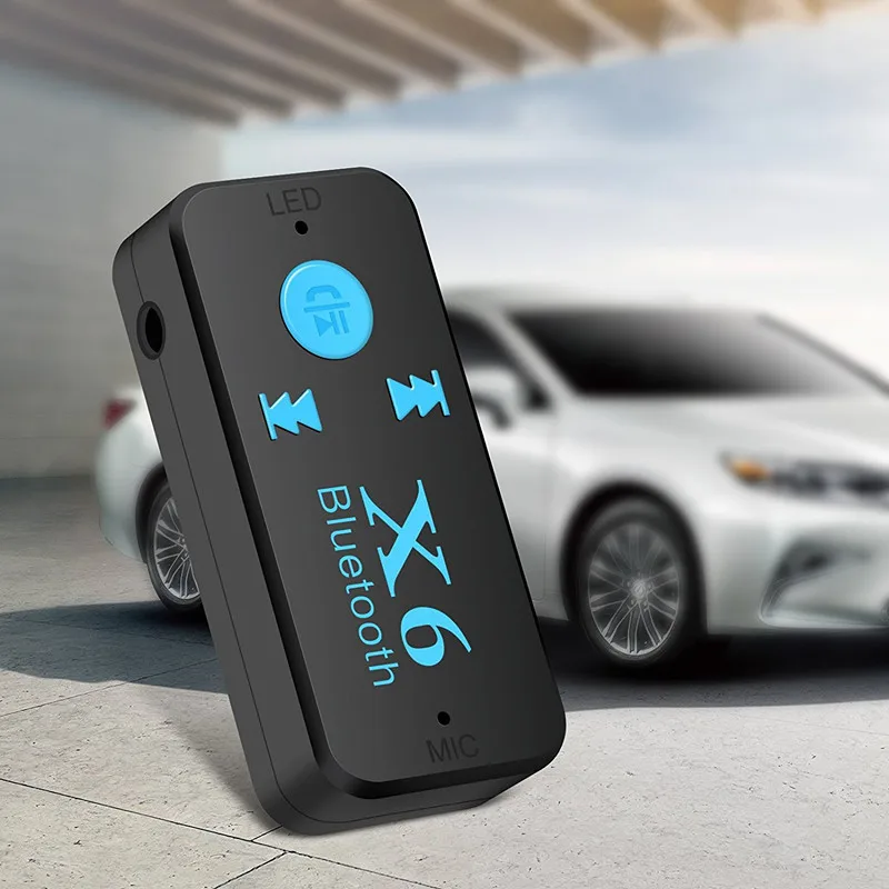 3,5 мм AUX аудио MP3 музыкальный bluetooth-ресивер автомобильный комплект Беспроводной Громкая Связь Динамик адаптер для наушников Hands Free вызов
