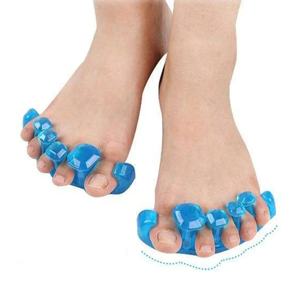 2 pcs Gel Toe Stretcher Separator for Fighting Bunions Hammer Toes Plantar Fasciitis Valgus Corrector Orthotics Stretchers