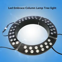 Rgb-кольцо ландшафтное дерево Освещение Пейзаж свет Рождественские огни проектор Открытый водонепроницаемый IP67 фара для парковки 48 Вт DC 24 В