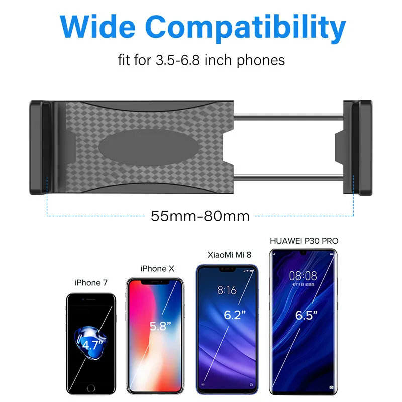 XMXCZKJ Universal Mobile Phone Accessorie 360 Rotation Adjustable HUD Car Dashboard Phone Holder For Iphone 12 Xiaomi 11 Huawei