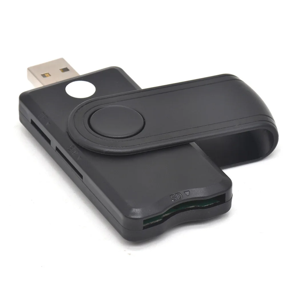 Uthai-leitor de Cartão Inteligente para Windows 10 os Linux Usb Sim ic id Emv sd tf Mmc Card Reader Usb-ccid Iso 7816 - Imagem 3