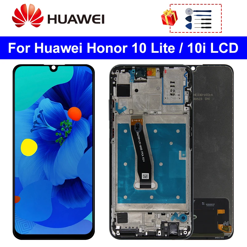 6 21 &quotдля Huawei Honor 10 Lite ЖК дисплей с сенсорным экраном в сборе для HUAWEI 10i HRY LX1 LX2 LX1T