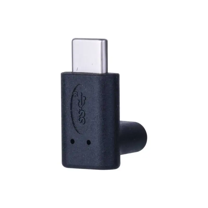 90 градусов под прямым углом USB 3 1 type C Мужской и женский конвертер адаптер для Huawei