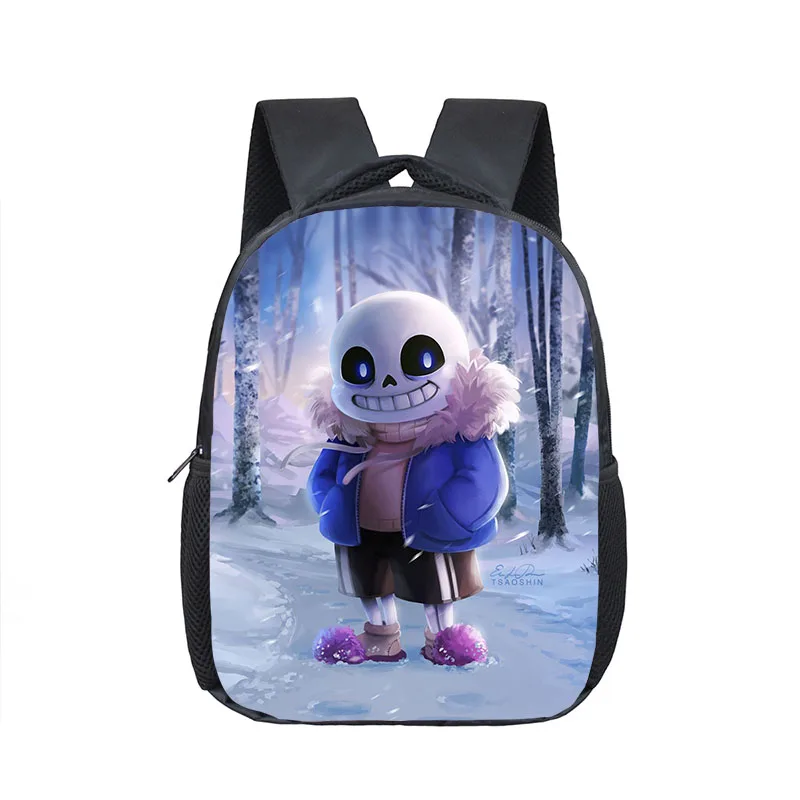 

12-дюймовые школьные сумки Undertale для детского сада, сумки для книг, детские сумки для малышей, Детская сумка-рюкзак, подарок