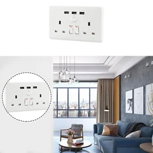 2.1A USB настенная розетка для штекеров, двойной USB порт, зарядное устройство, высокоскоростная настенная розетка, панель питания переменного тока, розетка, USB розетка, платы