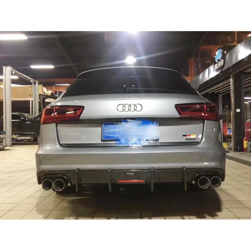 Rear Bumper Valance Diffuser suitable for Audi A6 C7 4G Limousine