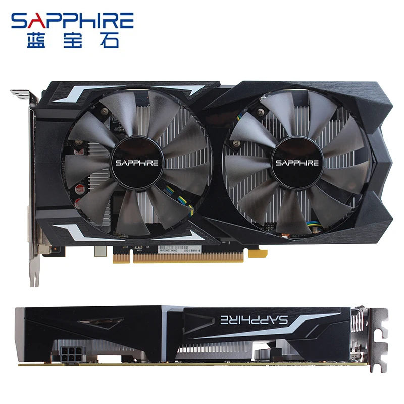 Видеокарта SAPPHIRE AMD Radeon RX 560, 4 Гб, 128 бит, GDDR5, PCI, настольная, RX560, видеокарта для использованных карт, игровой компьютер, ПК