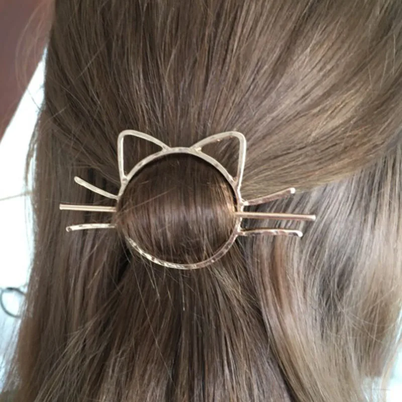 Cat Clip Hair Accessories Cat Ears Hair Clips Gifts Cats Hairpin