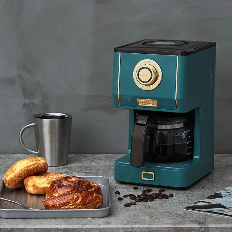 Dark Green Latte Mocha Coffee Pot 