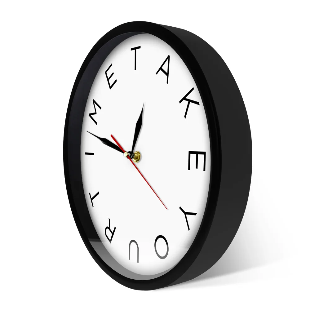 Современные настенные часы Take Your Time швейцарские скандинавские минимальное