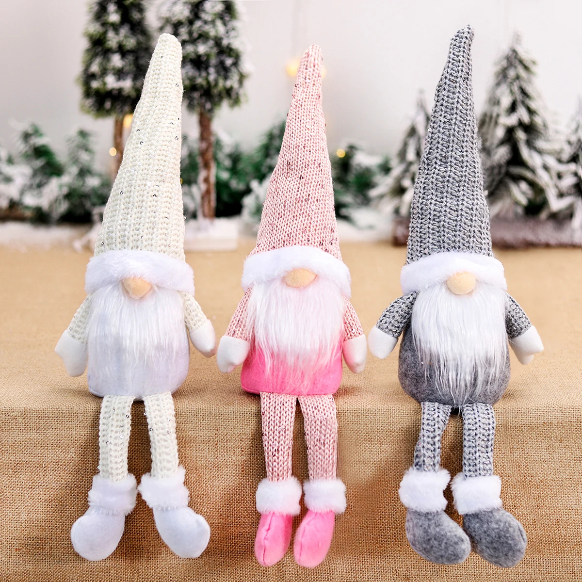 Christmas Faceless Doll Merry Christmas Decorations for Home Xmas Gifts Ornaments Navidad Happy New Year