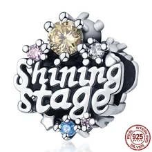 

100% Real 925 Sterling Silver Simple British Heart Shape Fit Original pandora Bracelet&Bangle For Women Birthday Fashion Jewelry