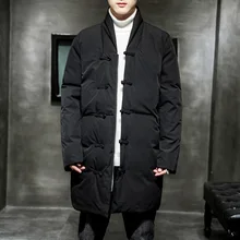 Новая одежда зимняя куртка мужская деловая длинная толстая зимняя куртка мужская простая модная куртка теплое длинное пальто пуховое пальто