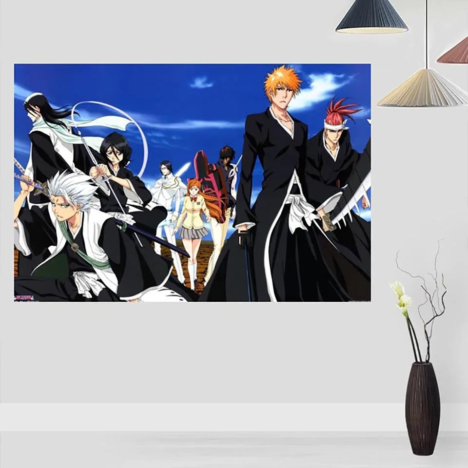 Vasto Lorde Ichigo - Bleach โปสเตอร์อนิเมะ-ภาพวาดผ้าใบภาพผนังศิลปะ Living  Room Unframed - AliExpress