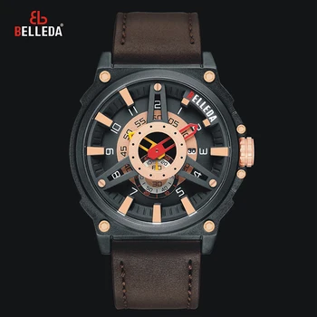 

Mens Watches Top Brand Luxury Sport Quartz Military Watch Men Fashion Waterproof Complete Calendar Wristwatch relojes mujer 2019