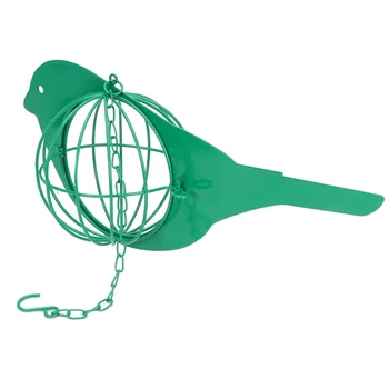

Creative Openable Mesh Ball Bird Fat Food Holder Bird Feeder Hanging Pendant Metal Suet Cage Bird Feeder Indoor Outdoor Food Cag