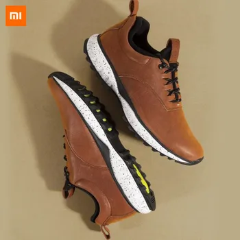 

Xiaomi Mijia Qimian Casual Leather Men's Shoes Cushioning Outdoor Cowhide Shoe Antibacterial Insole Shock Absorbtion Male Runnin