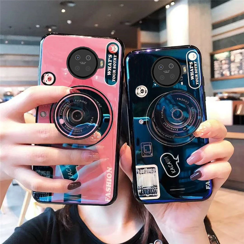 Модный чехол для OPPO A31 A52 A72 A91 A92 A92S A93 A95 3D камера мягкий чехол-подставка телефона