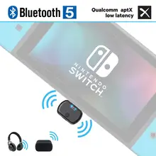 Bluetooth 5,0 Aptx LL низкая задержка стерео usb type C музыкальный передатчик беспроводной аудио адаптер для nintendo Switch PS4 Macbook PC