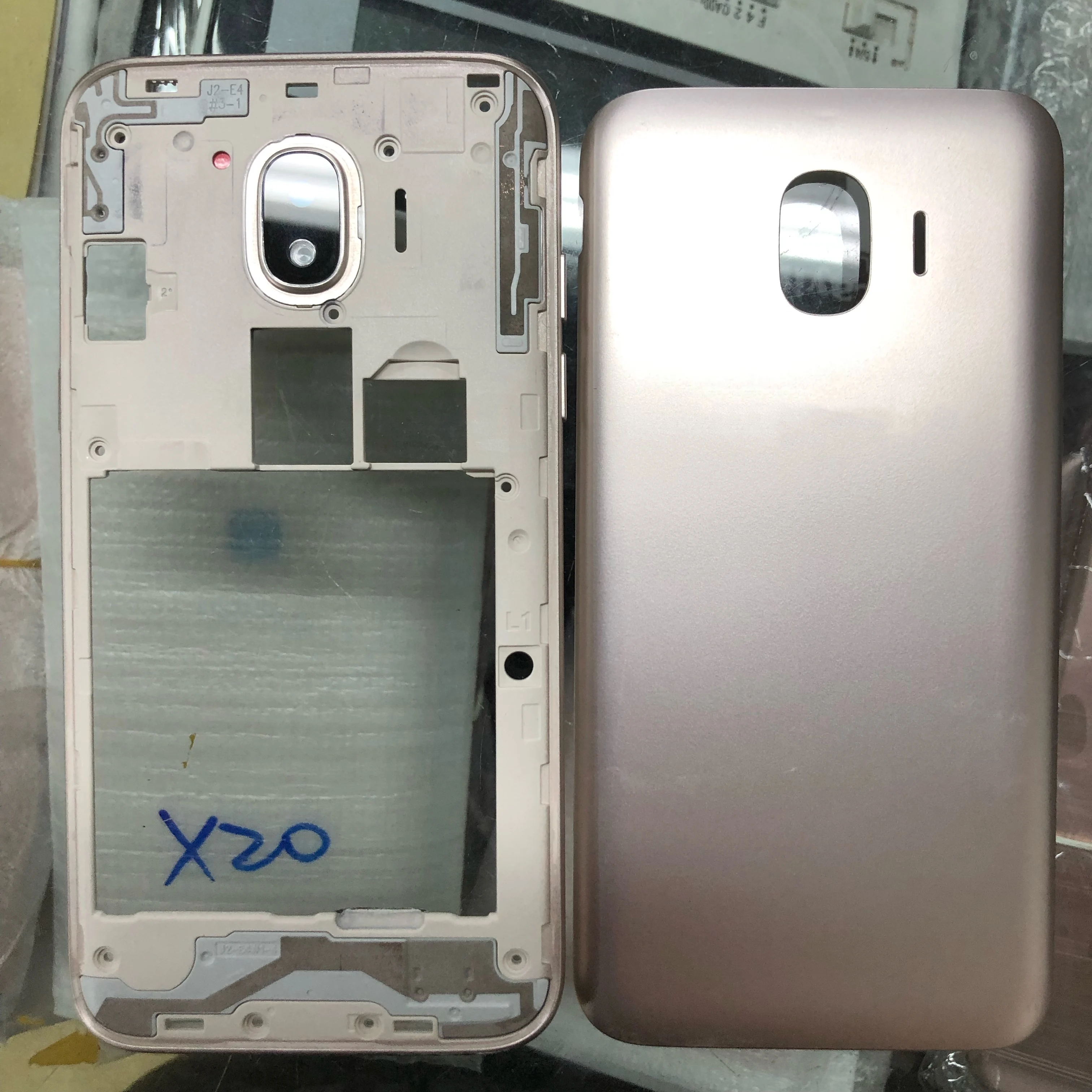 Для Samsung Galaxy J2 Pro 2018 J250F J250H J250G J250 Корпус Корпуса корпуса телефона средняя рамка с