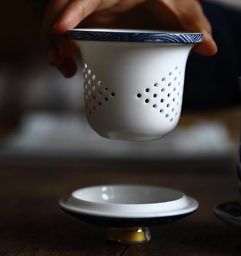 Jingdezhen чайная кружка с крышкой фильтра блюдце набор чашки для кофе керамические эмалированные чайные чашки мастер чашка для воды фарфоровая посуда для напитков ремесла