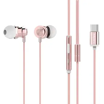 

PLEXTONE X56M TYPE-C interface in-ear wired earphone with mic HiFi mobile phone digital wire control sweat-proof headset