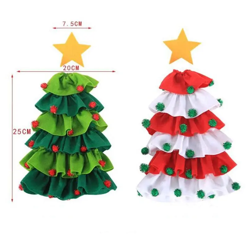 Рождественские украшения для дома Рождественская елка звезда крышка бутылки с